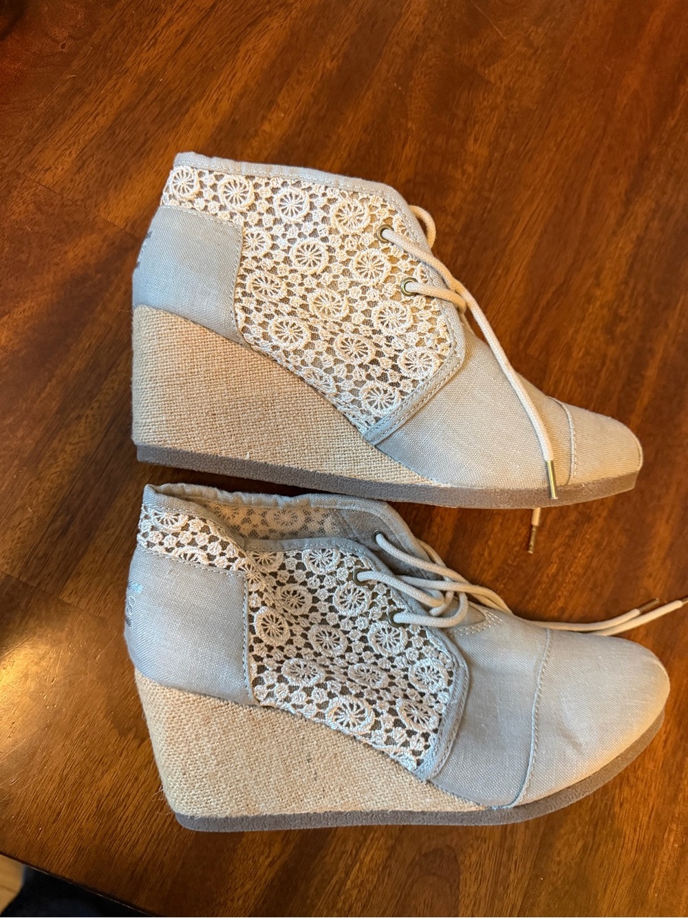 BOBS from Skechers Women's Lace-Front Ankle Boots (memory foam) - 8W